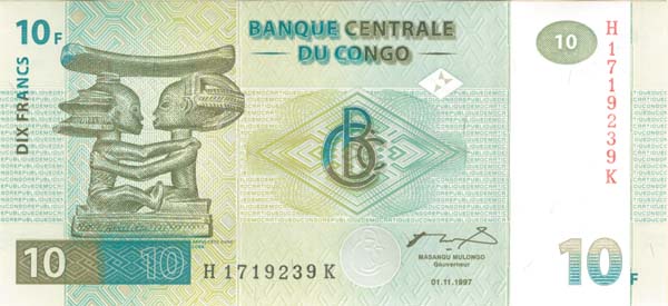 Congo Democratic Republic - Foreign Paper Money